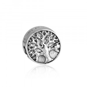 Rounded Tree Of Life Charm in 925 Sterling Silver
 Artistas y Marcas