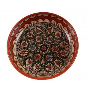 Armenian Ceramic Bowl with Floral Motif Cerámica Armenia