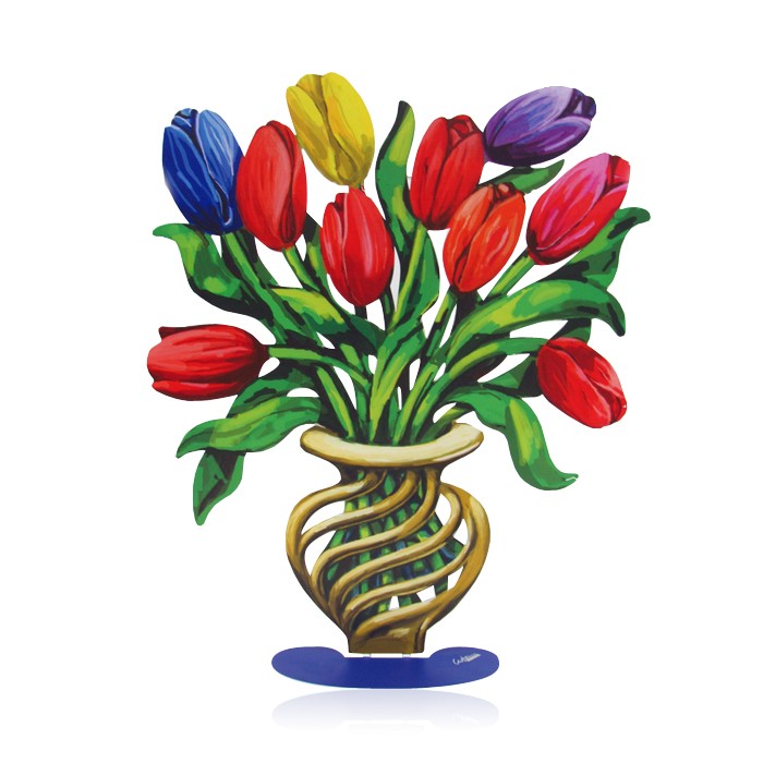 David Gerstein Abstract Tulips Bouquet