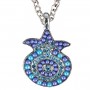 Yair Emanuel Pomegranate Necklace in Blue
