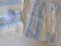Women’s Tallit with Pale Blue Band by Galilee Silks