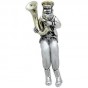 Silver Plated Hassidic Musician Figurine