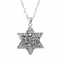 Star of David Necklace with Engravings