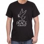 Pray for Peace of Jerusalem T-Shirt Featuring Dove (Variety of Colors)